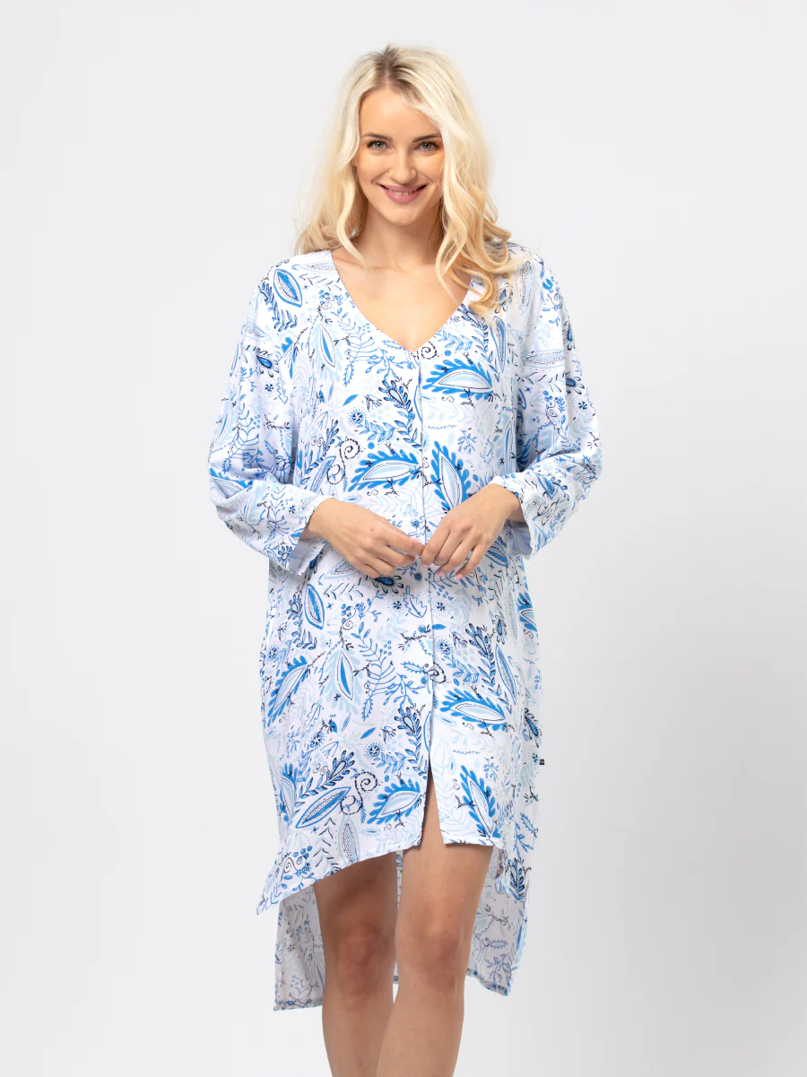 100% wiskozowa letnia sukienka homewear etno - Image 4