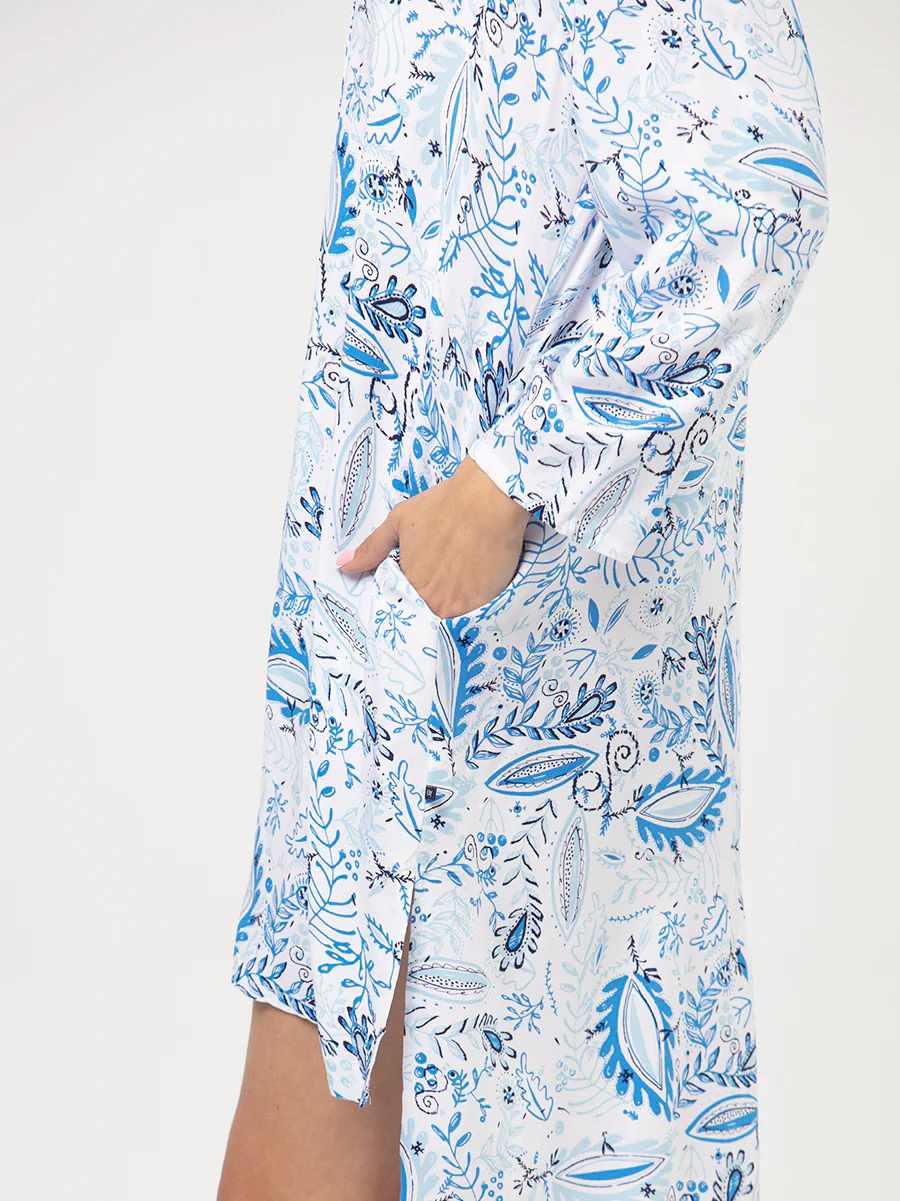 100% wiskozowa letnia sukienka homewear etno - Image 5