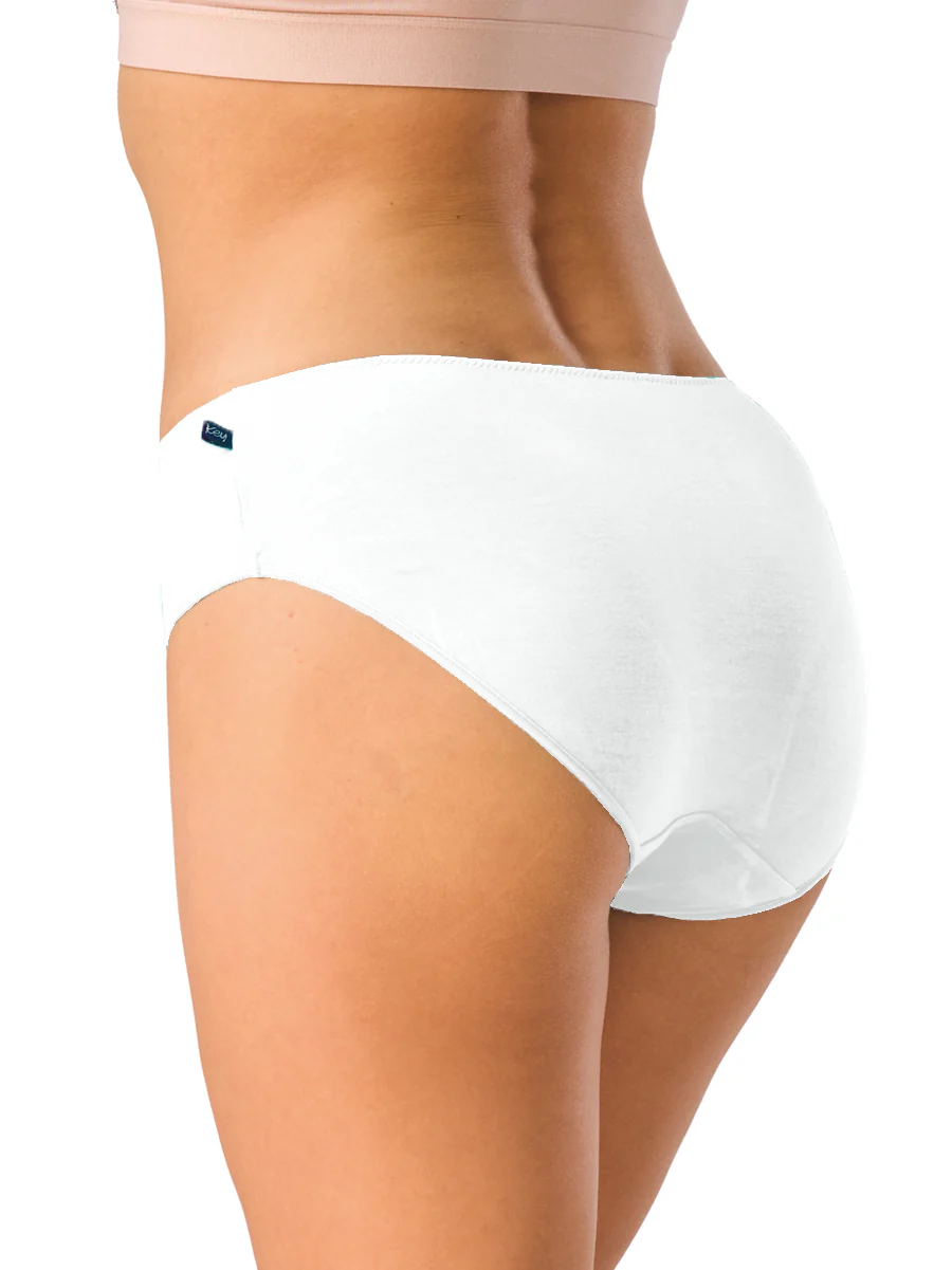 Bambusowe midi bikini 2 szt. - białe - Image 2