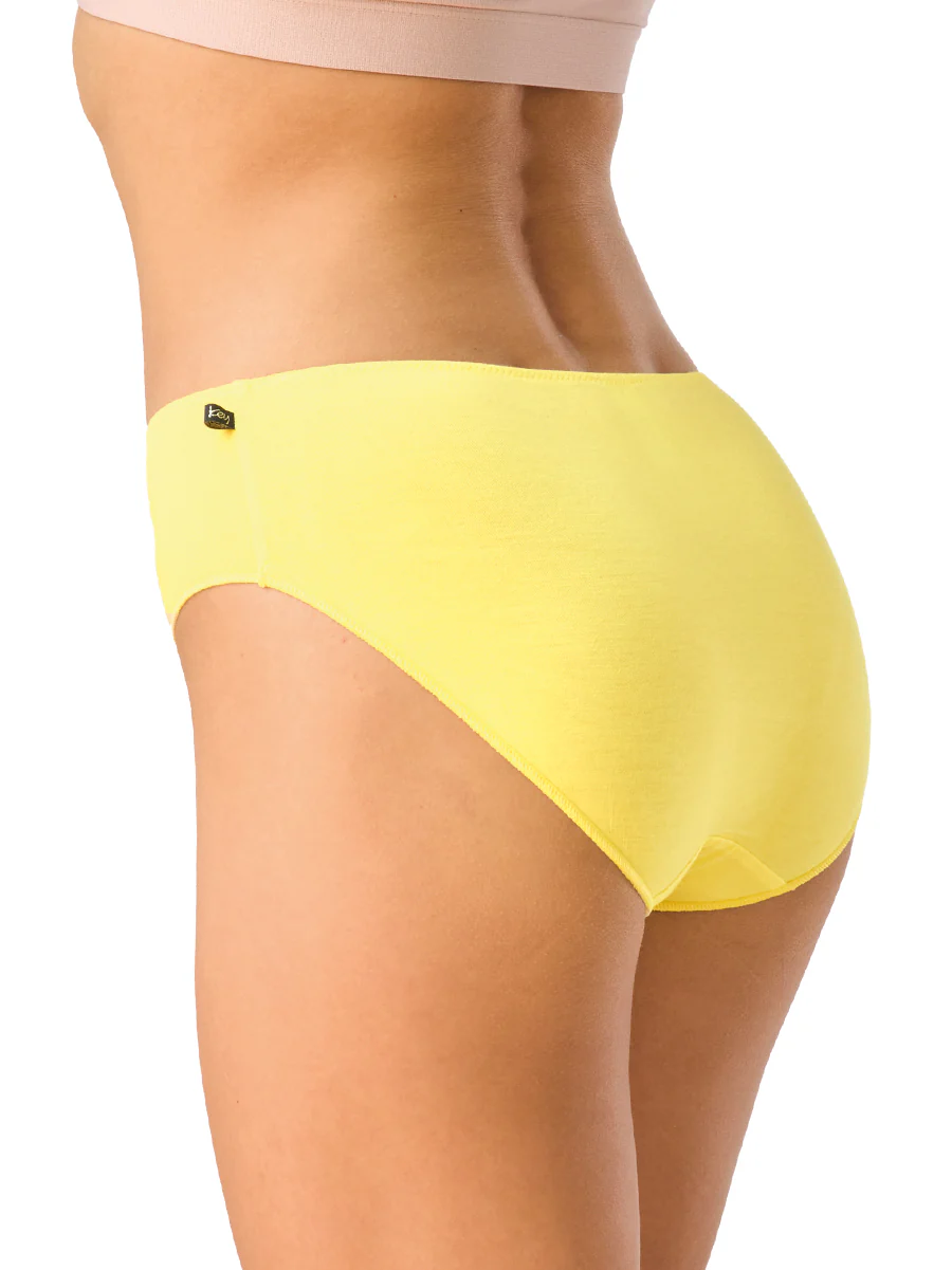 Bambusowe midi bikini 2 szt. - żółte - Image 3