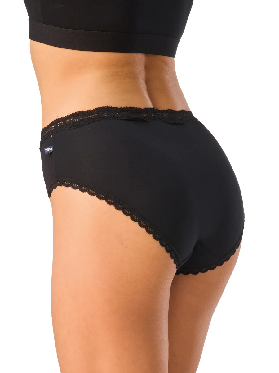 Bambusowe semi maxi bikini 1 szt. - czarne - Image 3