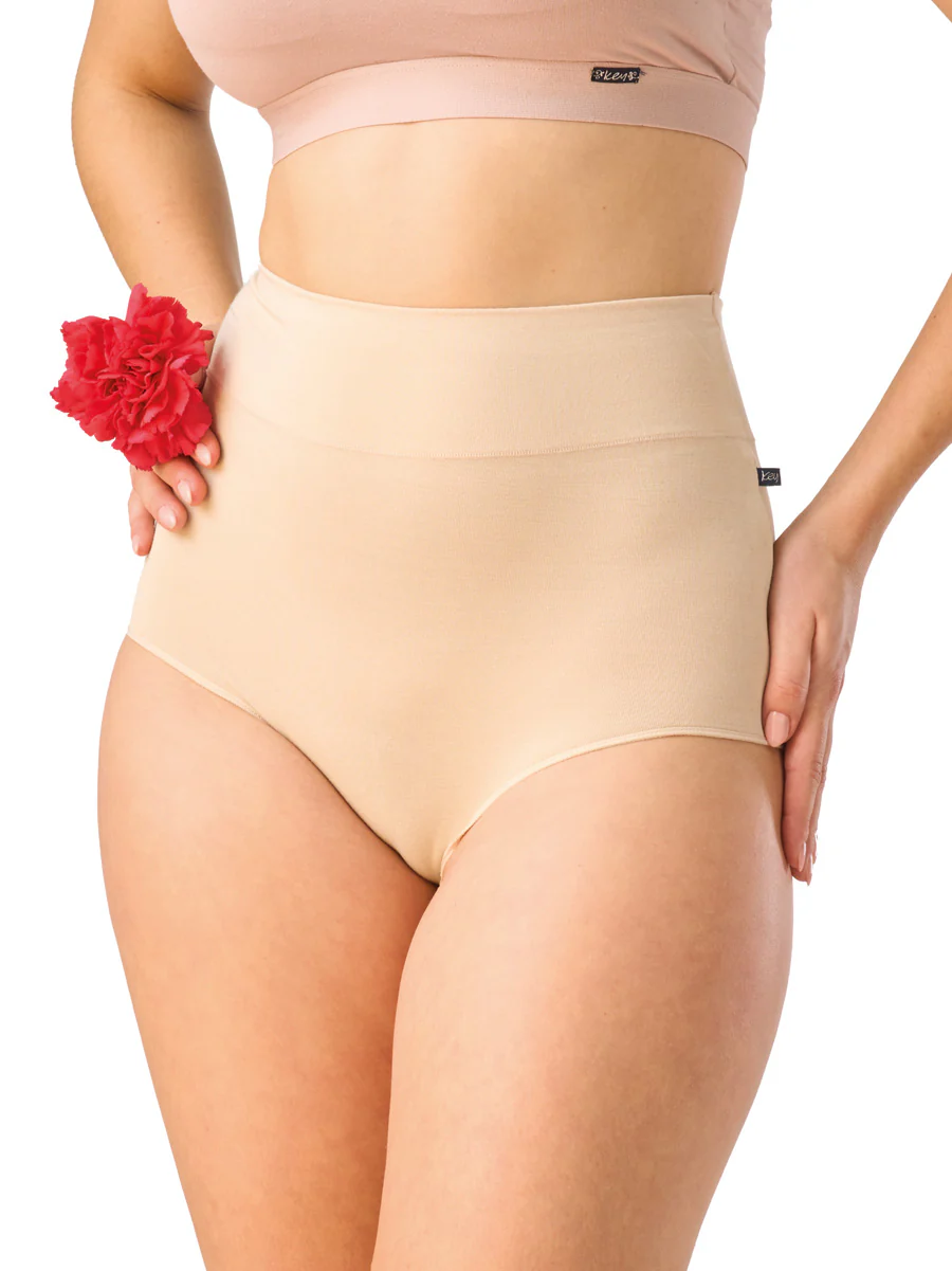 Bambusowe super maxi bikini 1 szt. - beżowe
