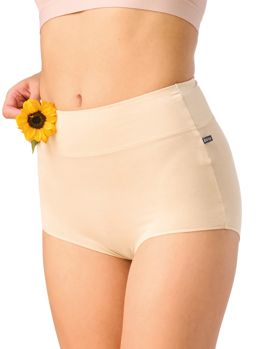 Bambusowe super maxi bikini 1 szt. - beżowe - Image 3