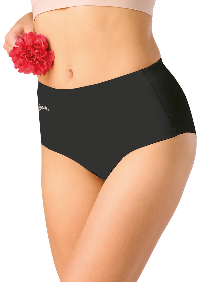 Bezszwowe maxi bikini 1 szt. - czarne - Image 2