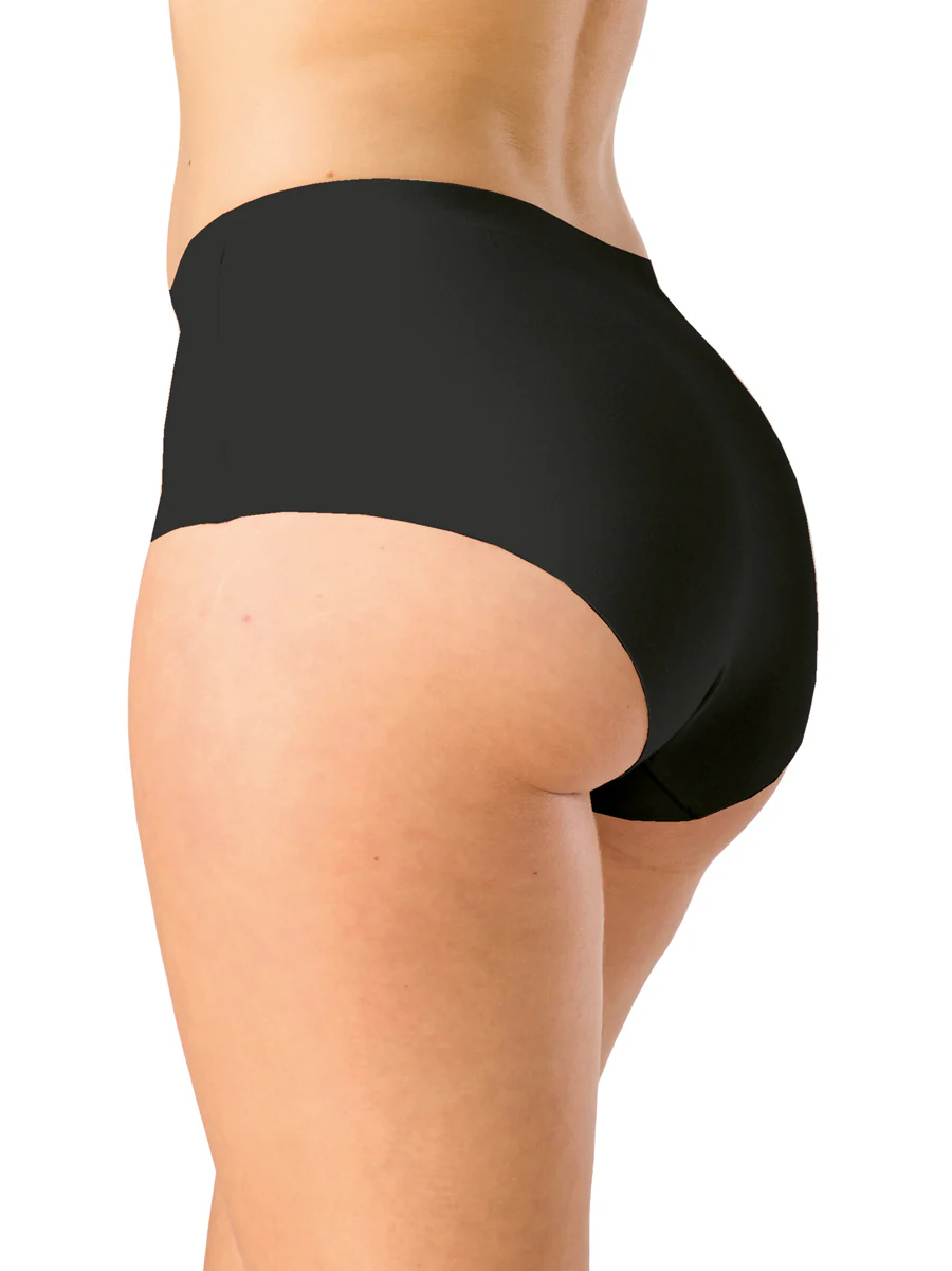 Bezszwowe maxi bikini 1 szt. - czarne - Image 3