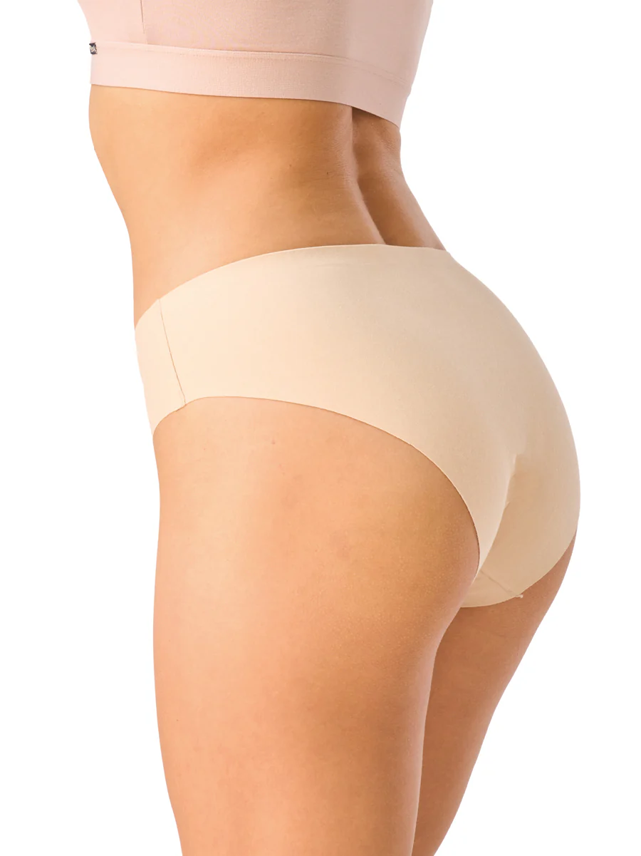 Bezszwowe midi bikini 1 szt. - beżowe - Image 2