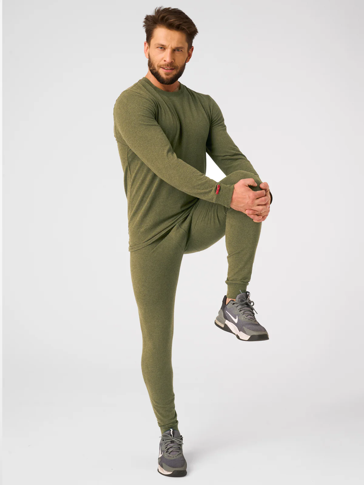 Ciepła bielizna – Hot Touch – Kalesony-khaki - Image 5