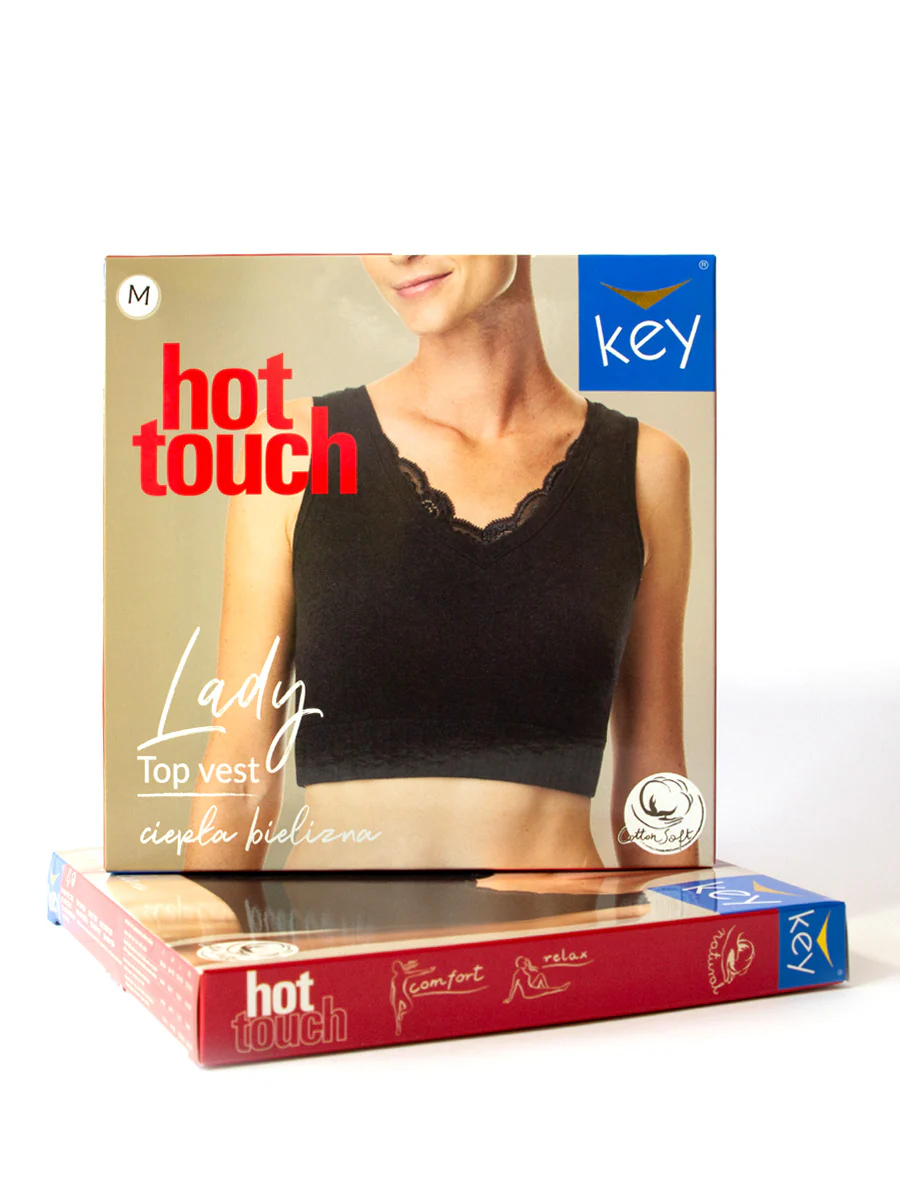 Ciepły top Hot Touch - beżowy - Image 4