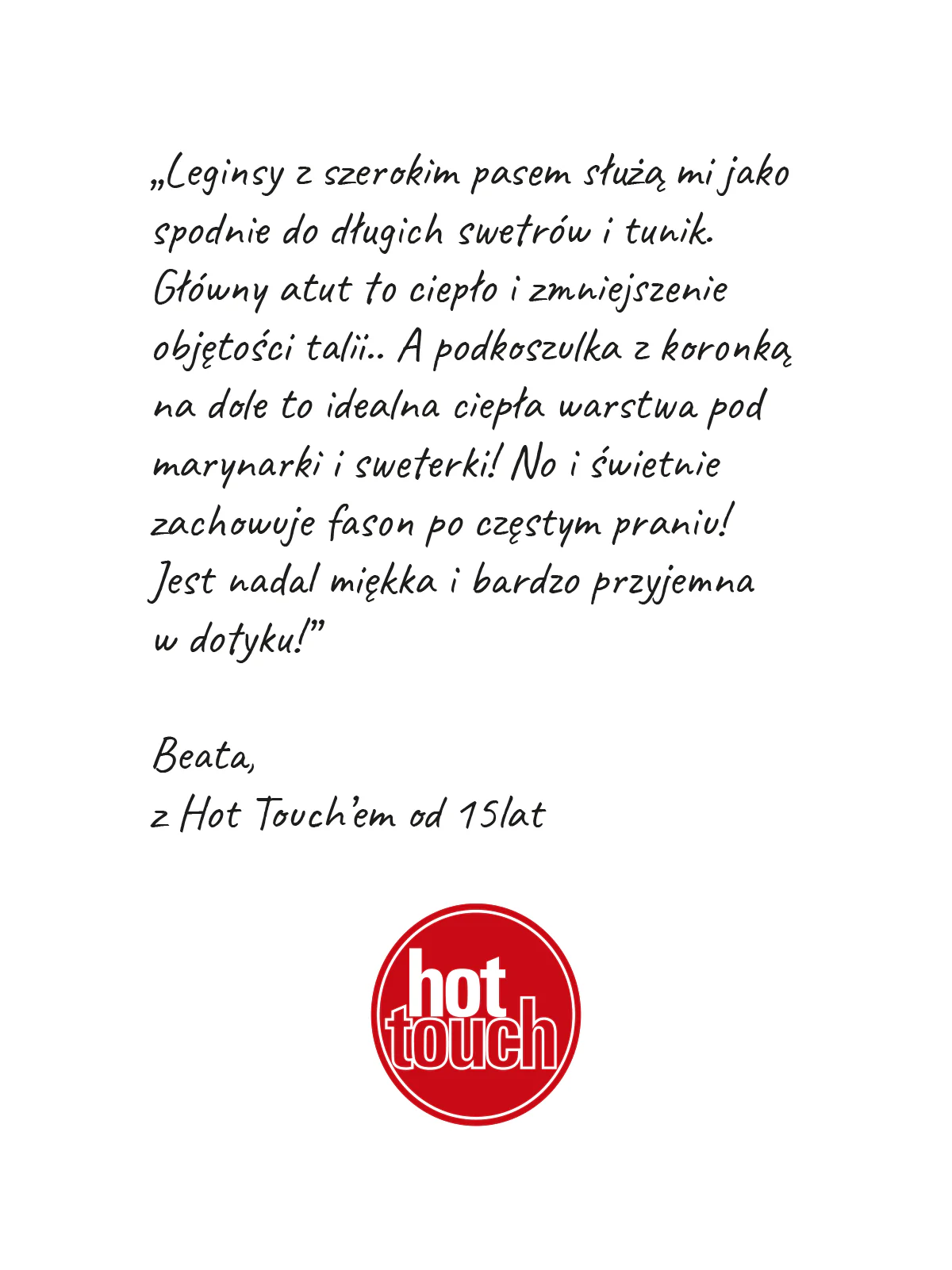 Długa ciepła koszulka z koronką Hot Touch - Image 7