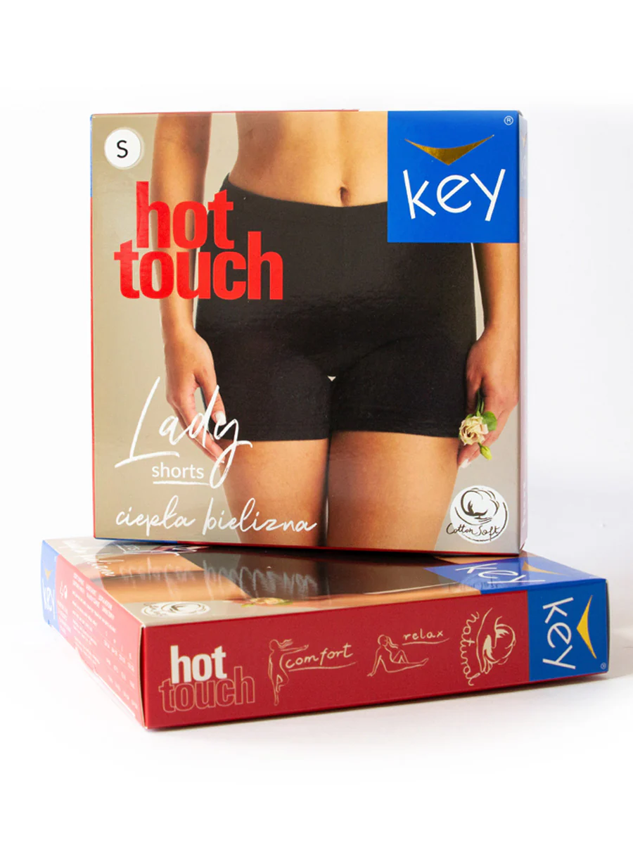 Długie gładkie szorty Hot Touch-jasno szary melanż - Image 4