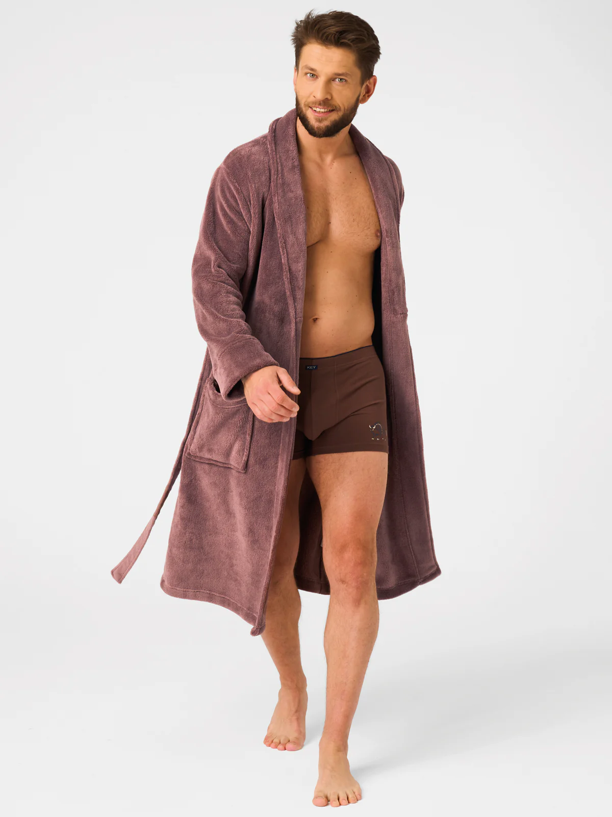 ELEGANCKI MĘSKI SZLAFROK - Image 3