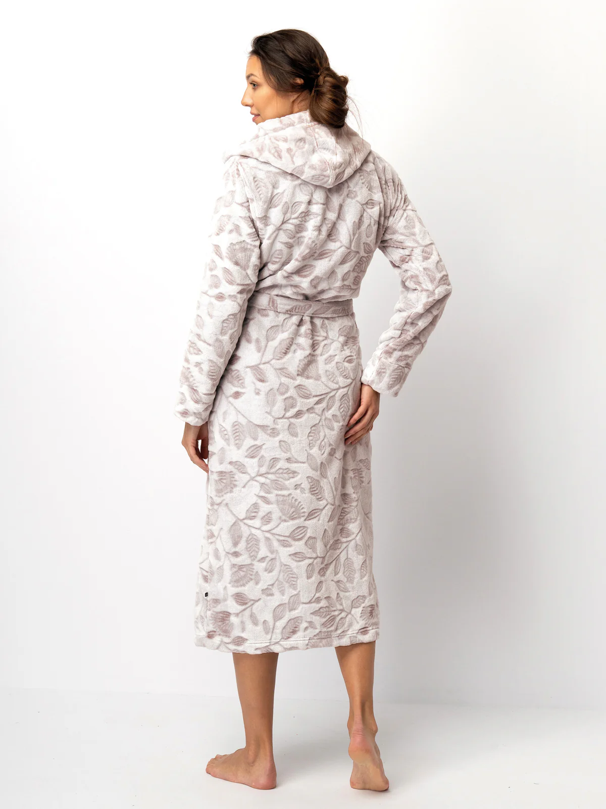 CIEPŁY ELEGANCKI SZLAFROK DAMSKI - Image 3