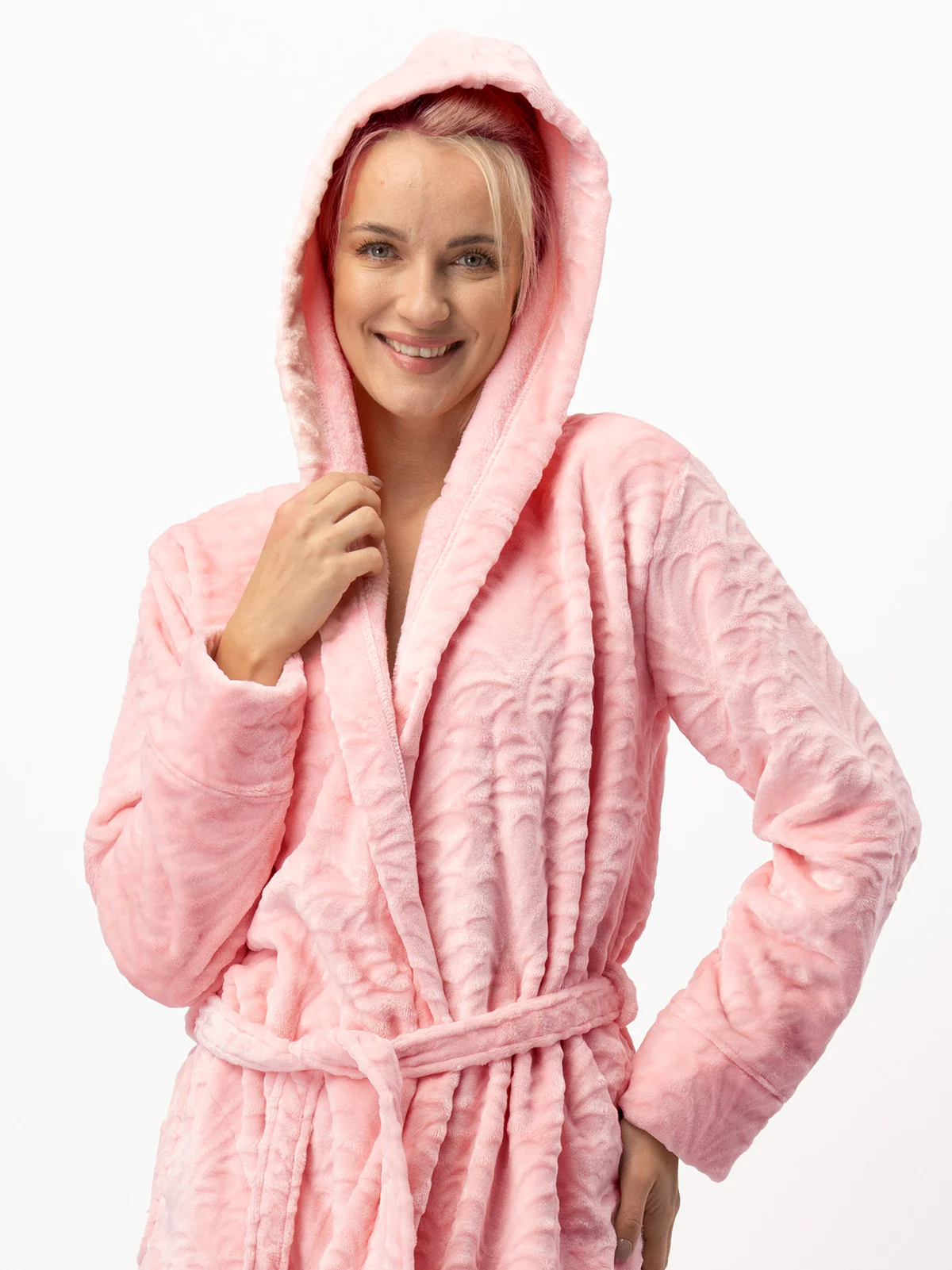 MIĘKKI ELEGANCKI DAMSKI SZLAFROK - Image 2