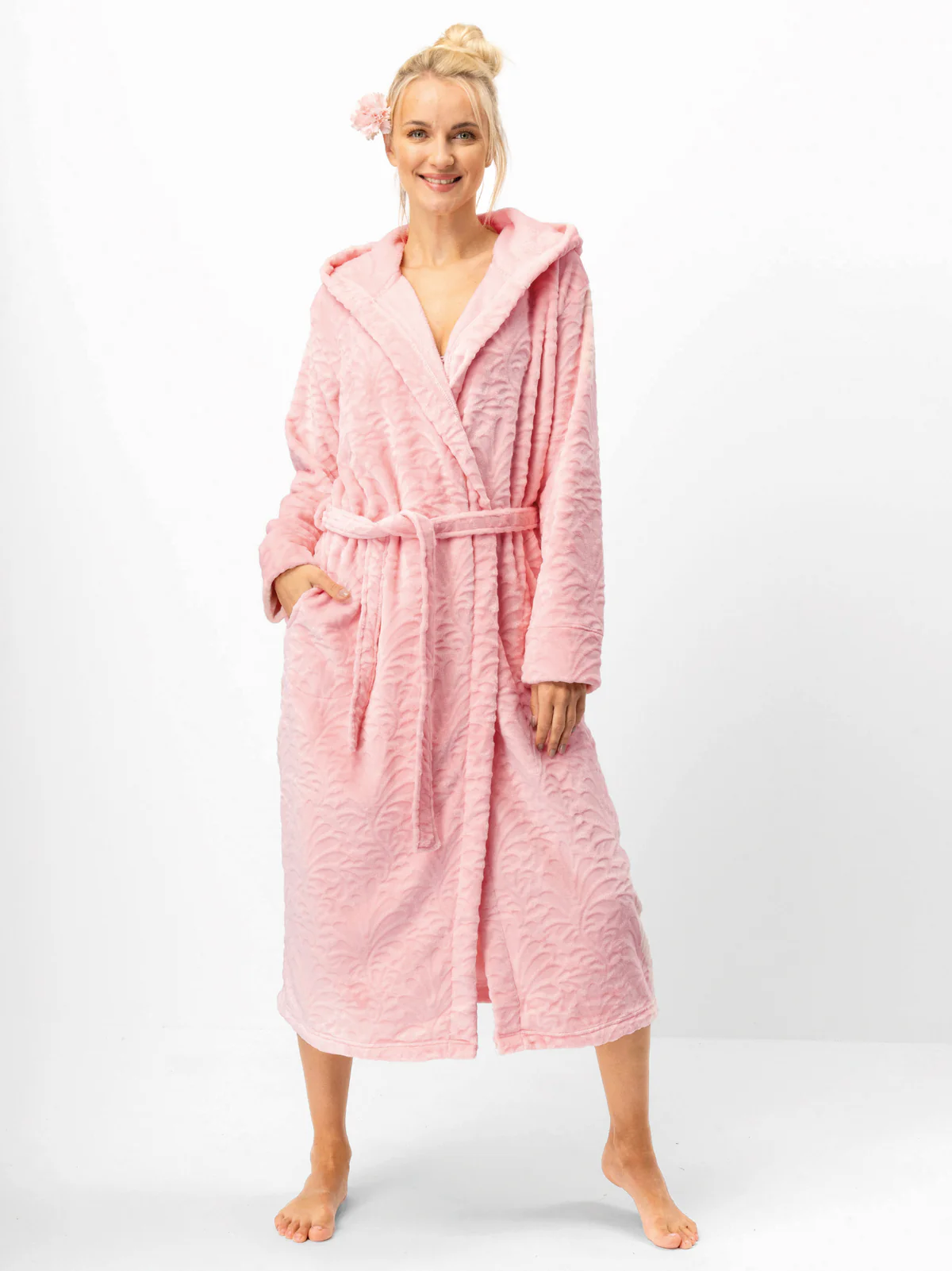 MIĘKKI ELEGANCKI DAMSKI SZLAFROK - Image 3
