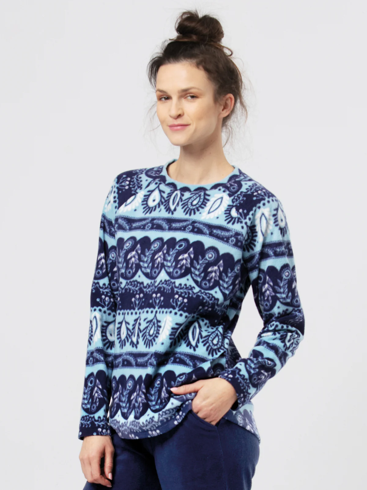 Bardzo ciepły damski homewear - Image 3