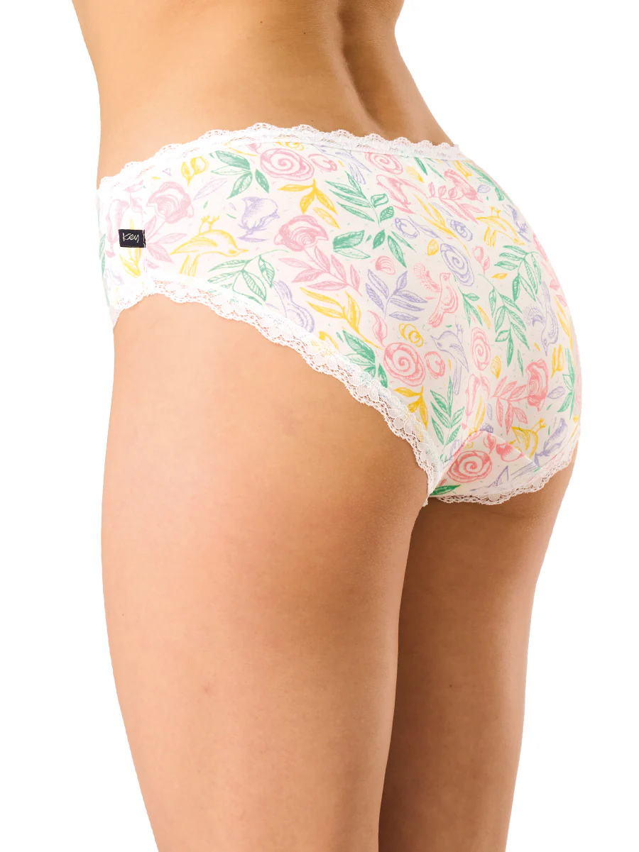Wiskozowe majtki Key midi bikini - 2-pack - Image 3