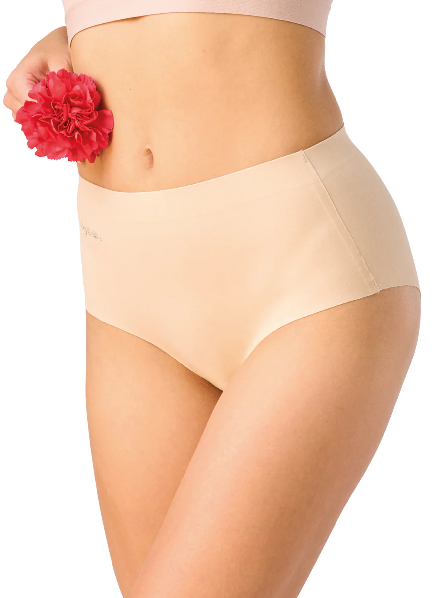 Bezszwowe maxi bikini 1 szt. - beżowe - Image 2
