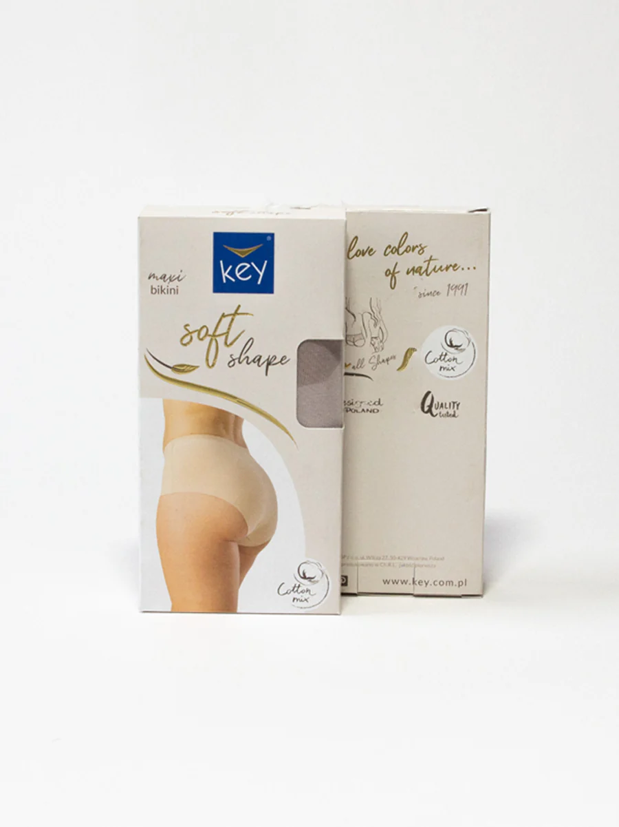 Bezszwowe maxi bikini 1 szt. - beżowe - Image 4