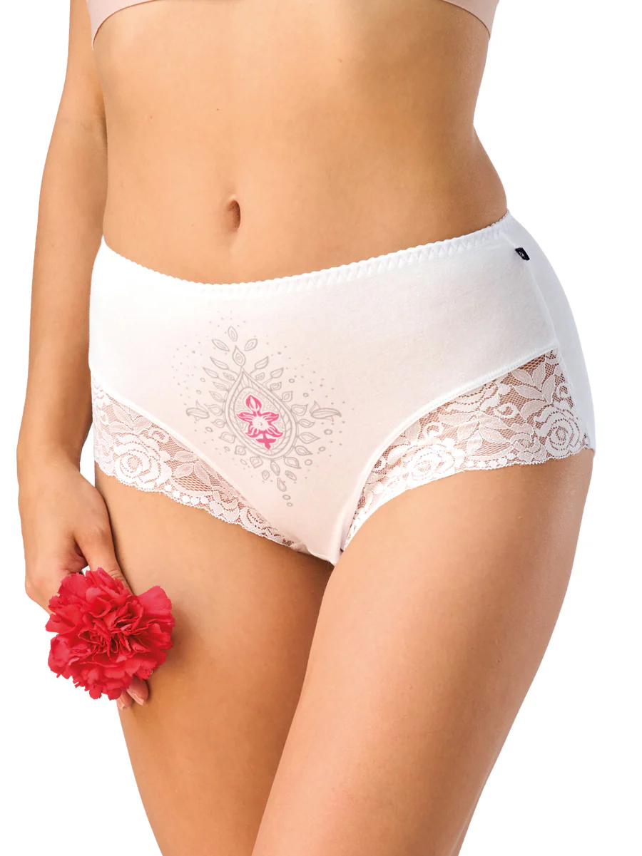 Eleganckie majtki z wysokim stanem - 2 sztuki