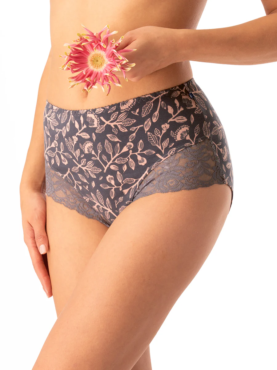 WYSOKIE MAXI BIKINI W KWIATOWY WZÓR 2 szt - Image 3