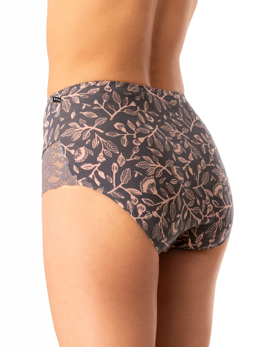 WYSOKIE MAXI BIKINI W KWIATOWY WZÓR 2 szt - Image 4