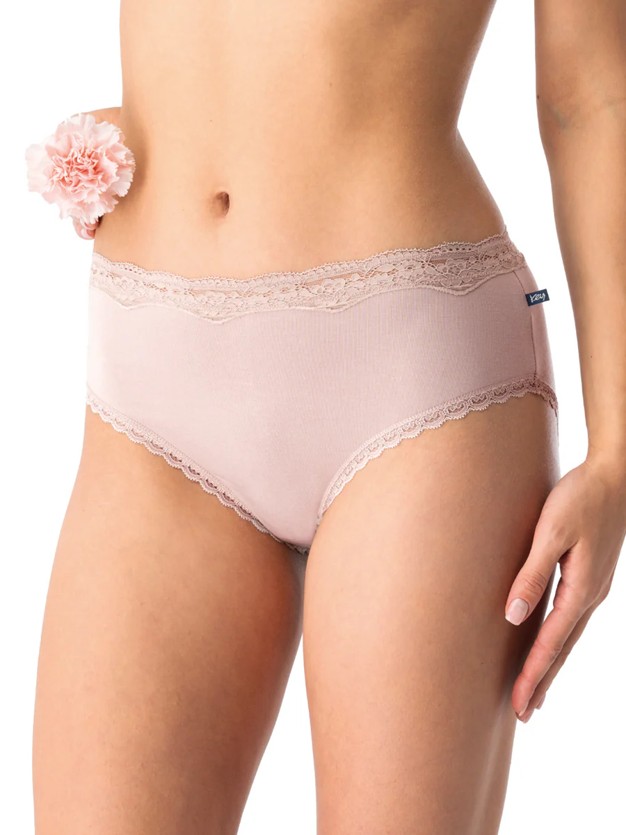 Bambusowe semi maxi bikini 1 szt. - beżowe - Image 2