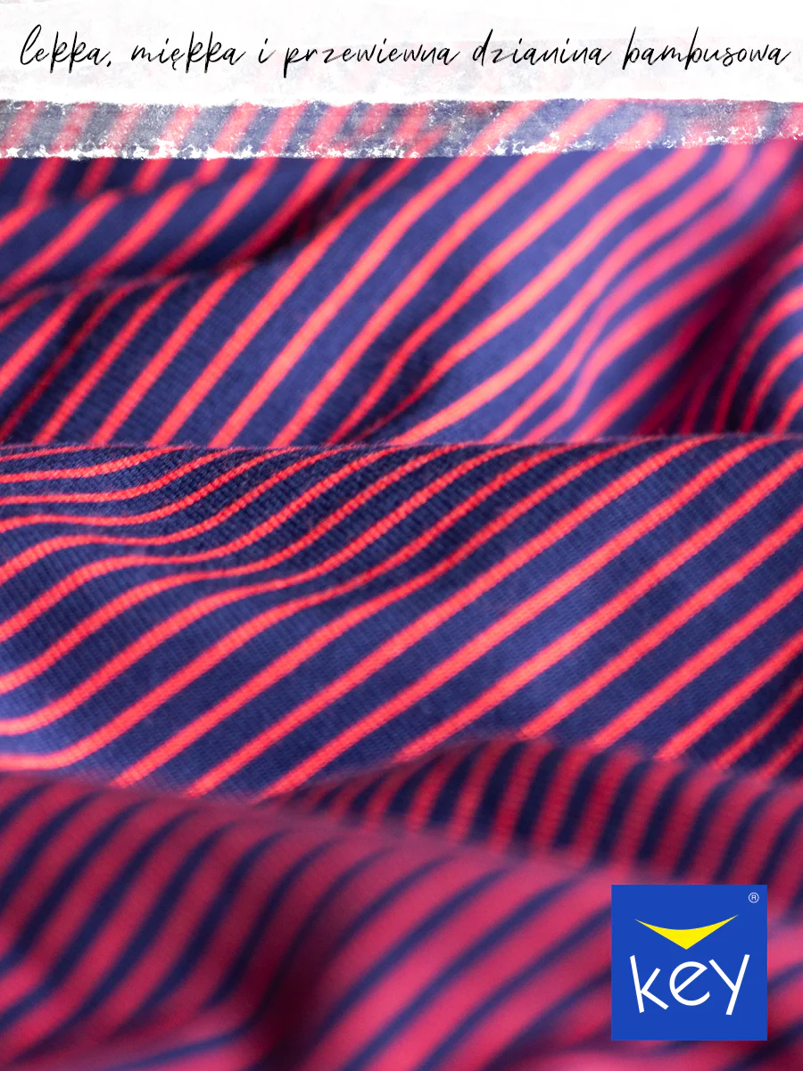 Bambusowa piżama męska Key - do 4XL - Image 6