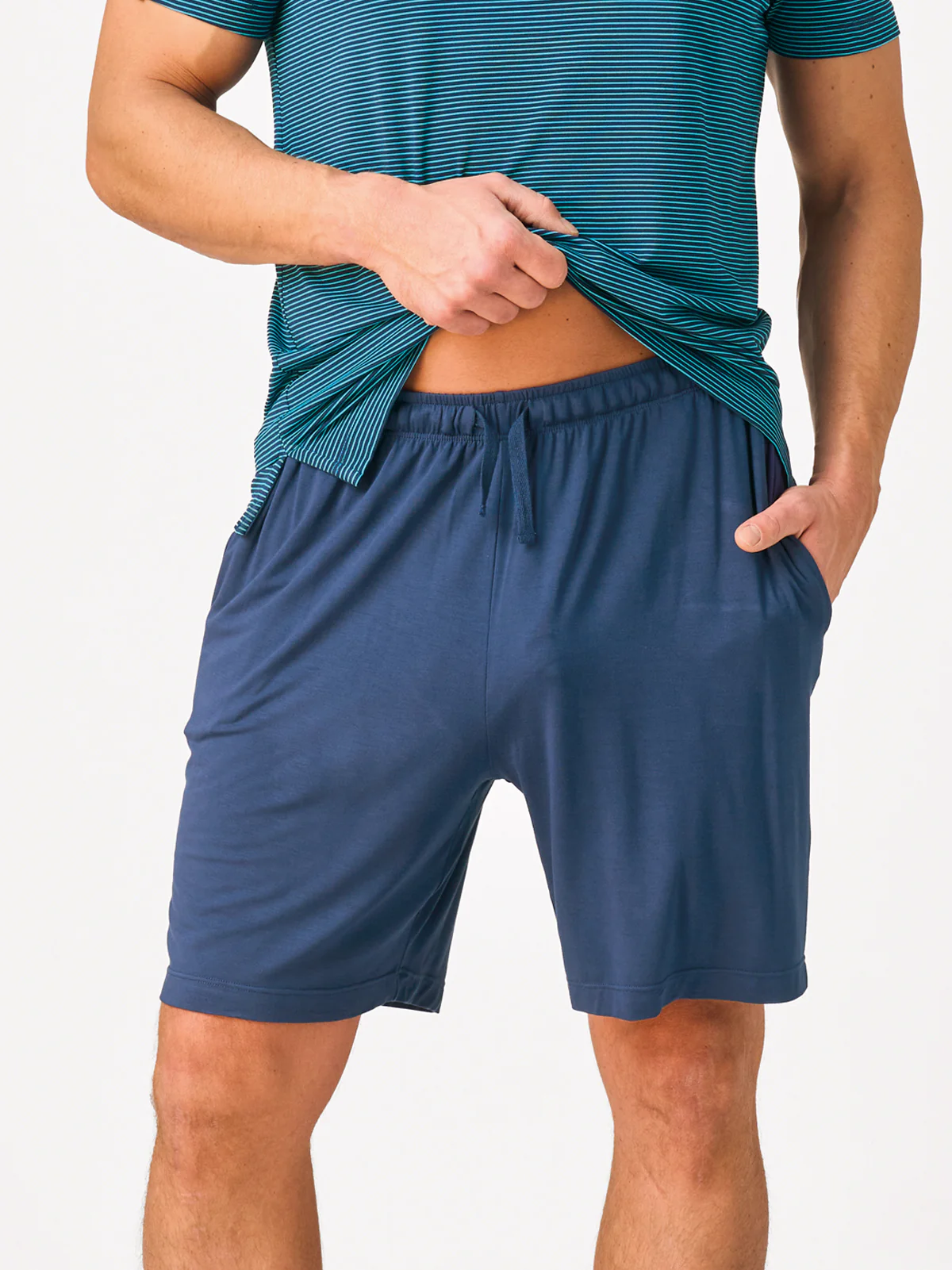 Komfortowa bambusowa piżama męska Key - do 4XL - Image 5