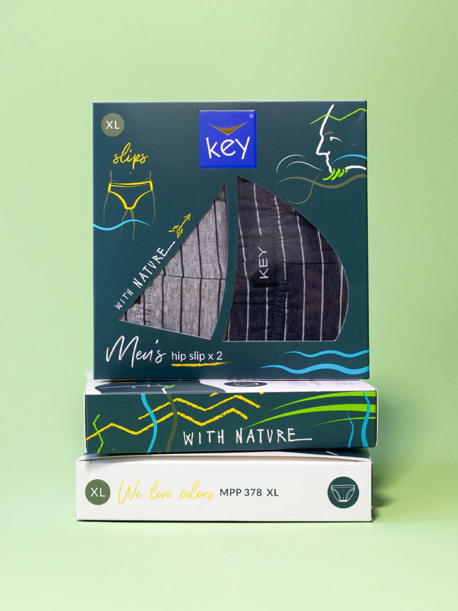 Melanżowe slipy Key - 2-pack do 4XL - Image 3